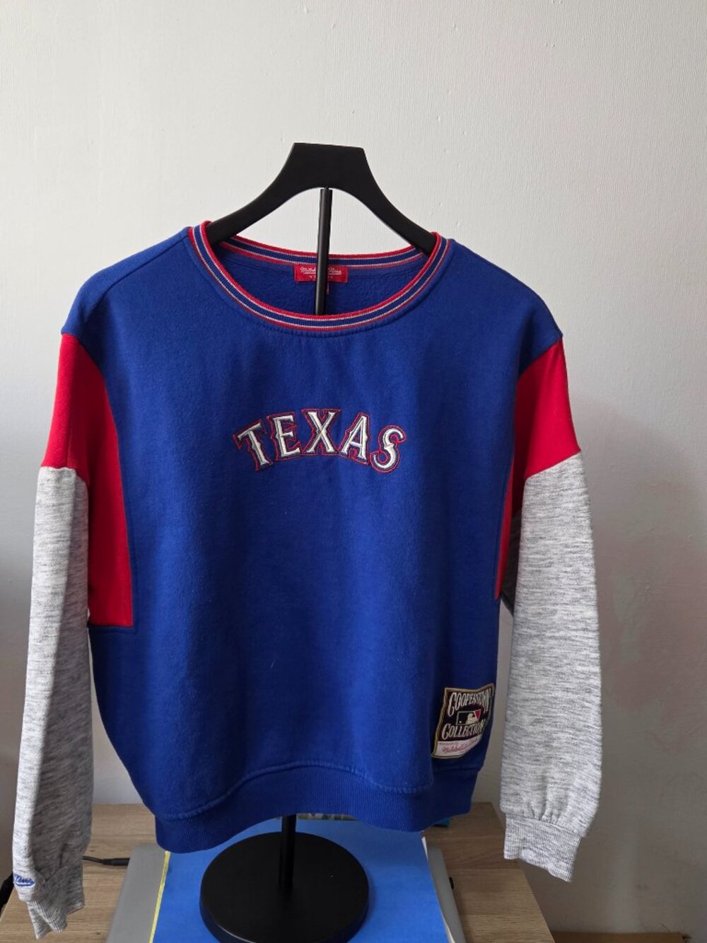 Mitchell & Ness Texas Rangers Cooperstown Collection Crewneck sweatshirt size m